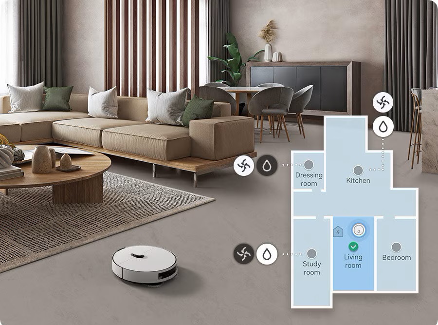 Samsung BESPOKE Jet Bot Combo AI robotporszívó
