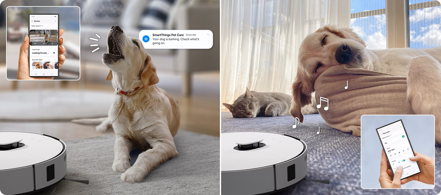 Samsung BESPOKE Jet Bot Combo AI robotporszívó