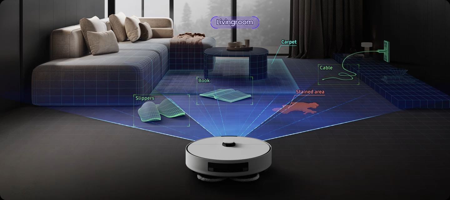 Samsung BESPOKE Jet Bot Combo AI robotporszívó