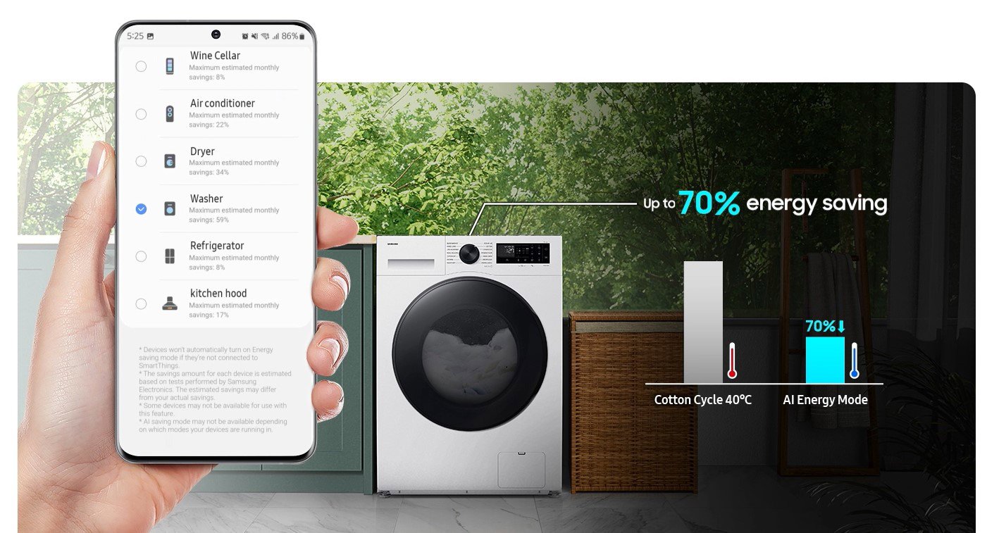 SAMSUNG WD90DG5B15BBLE mosógép szárítóval