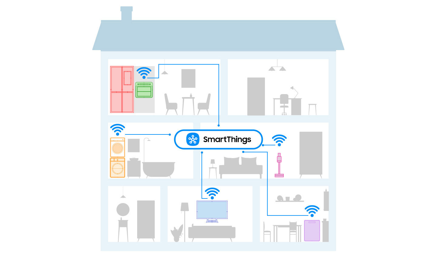 Gőzölős mosógép SAMSUNG EcoBubble WW90DG6U85LBU4