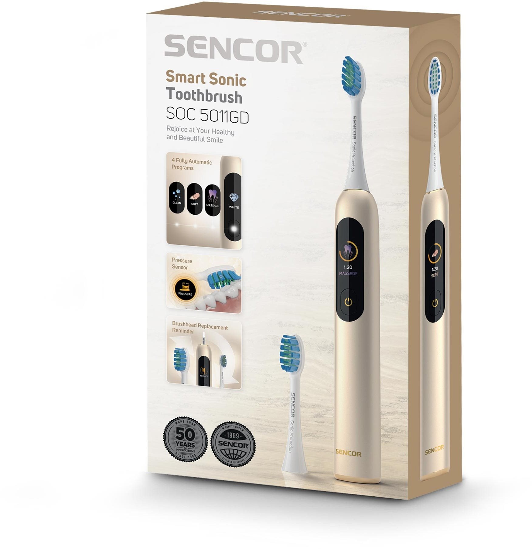 SENCOR SOC 5011GD elektromos fogkefe