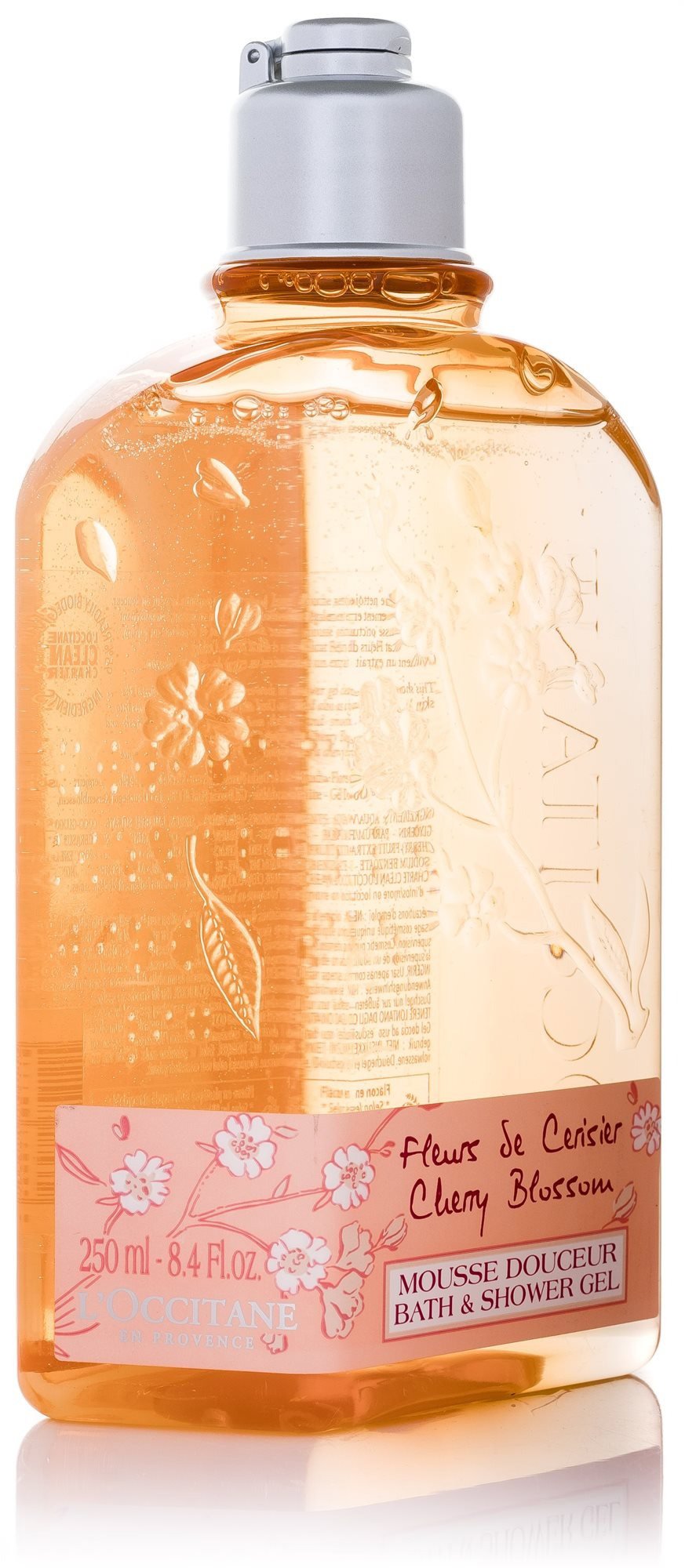 A L'OCCITANE Cherry Blossom tusfürdő rendkívül hatékonyan tisztítja és puhítja a bőrt