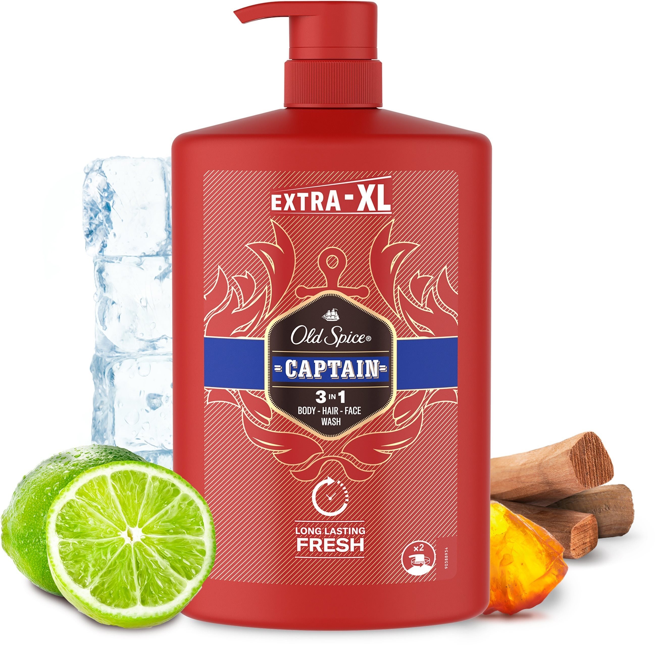 Az Old Spice Captain tusfürdő hosszan tartó frissességet és tisztaságot biztosít a bőrödnek