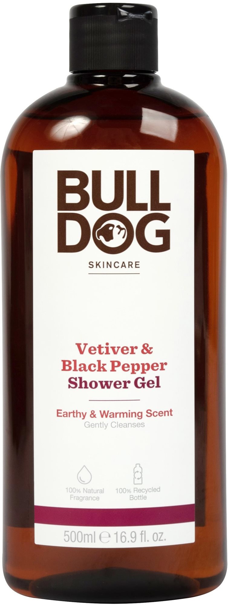 BULLDOG Vetiver & Black Pepper tusfürdő 500 ml