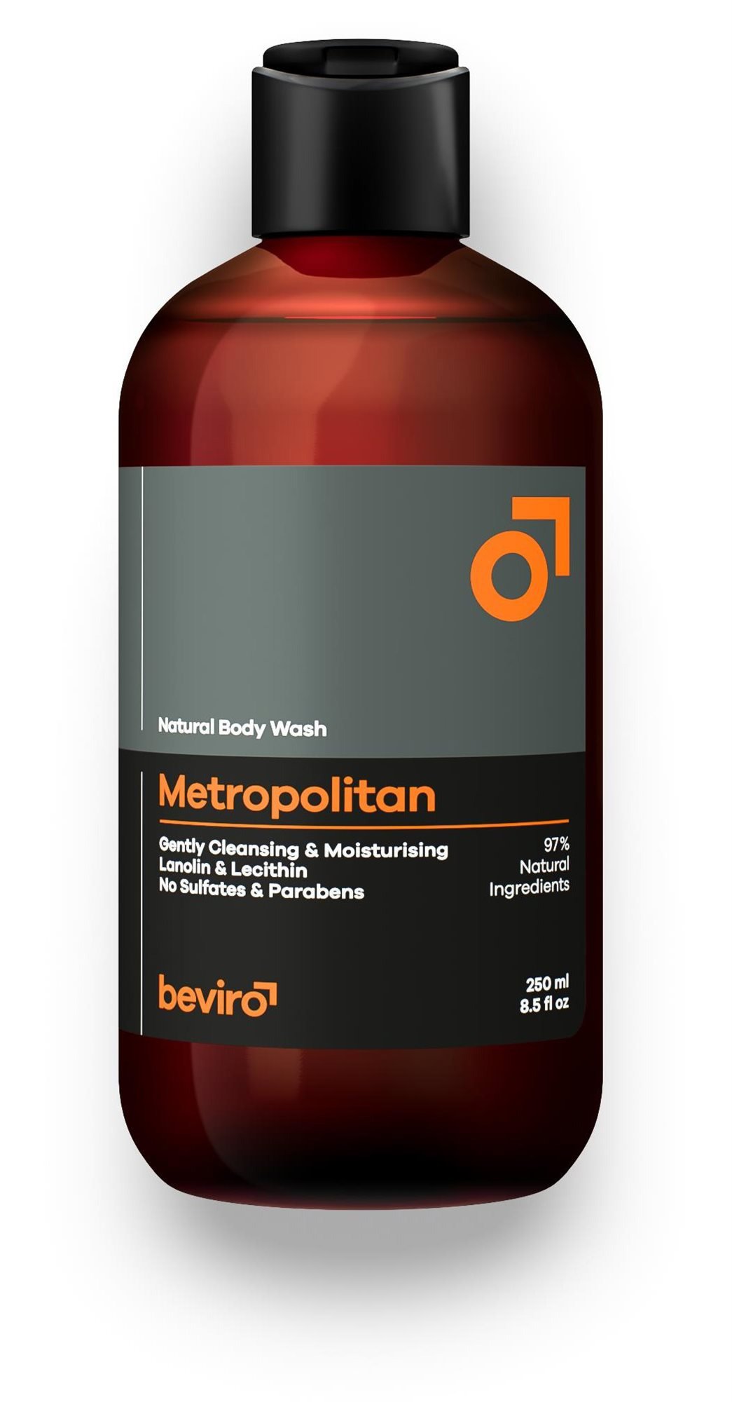 BEVIRO Natural Body Wash Metropolitan 250 ml tusfürdő