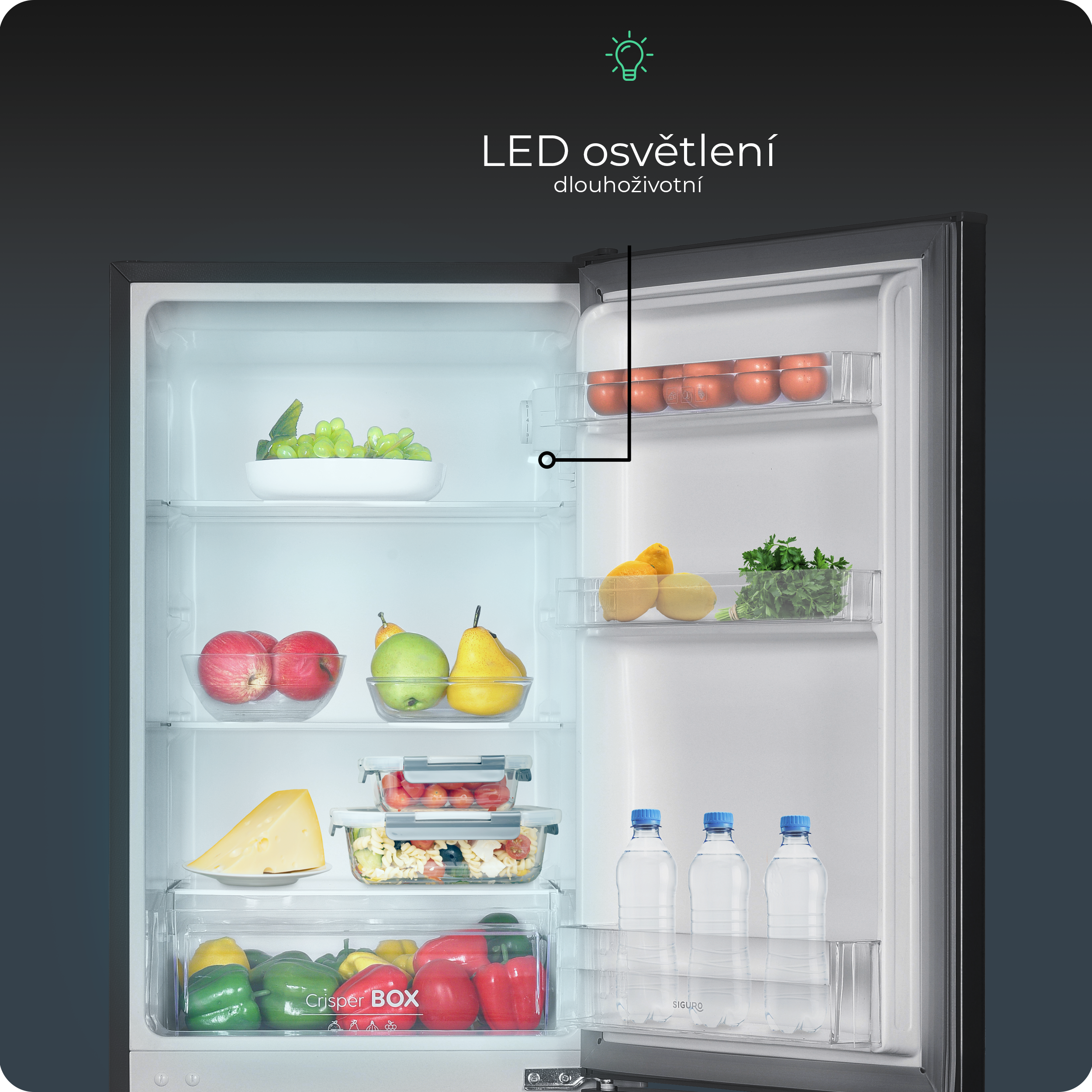 SIGURO BF-C241S Essentials hűtőszekrény