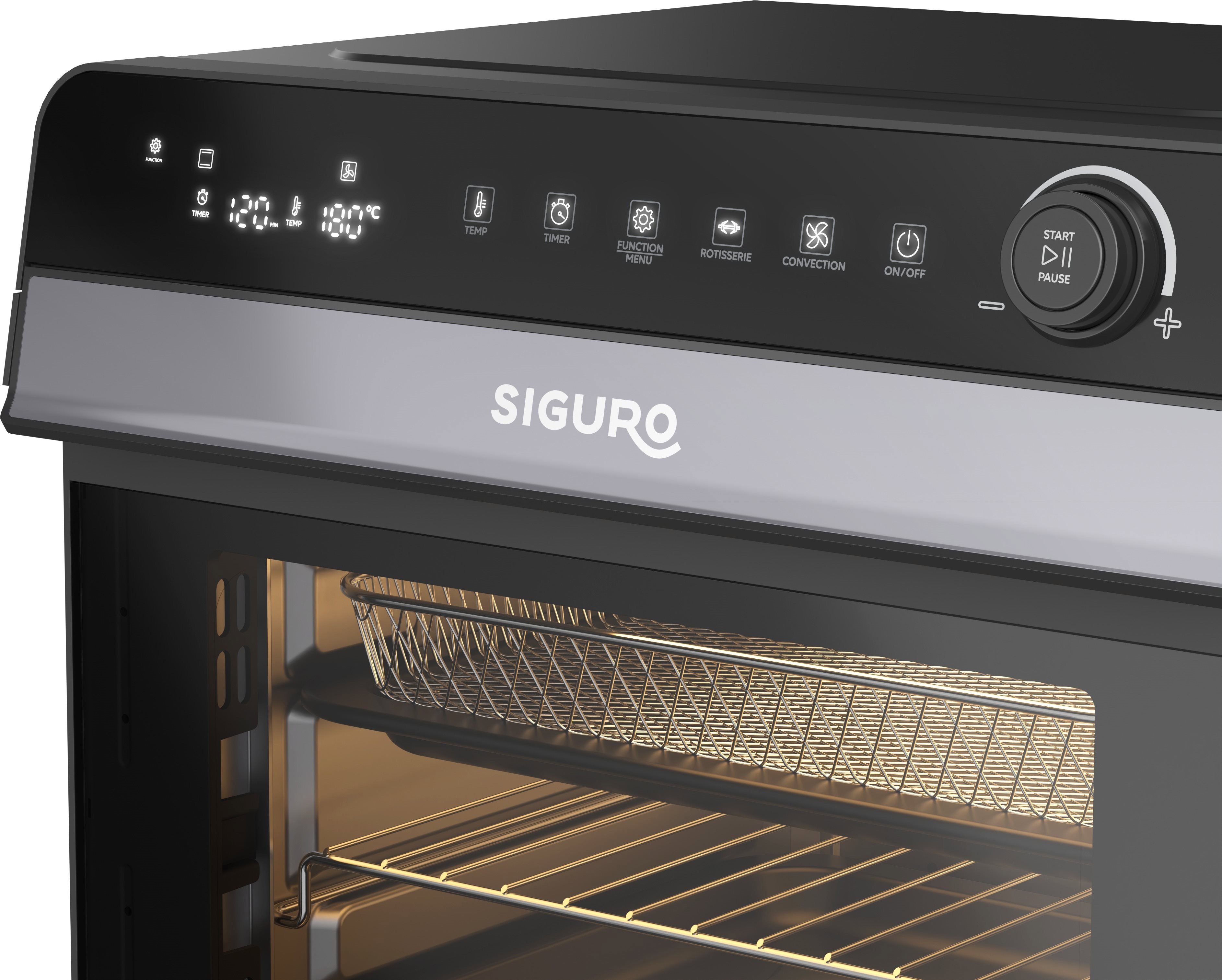 Siguro CO-L280B Air Fry Roast Premium Mini sütő