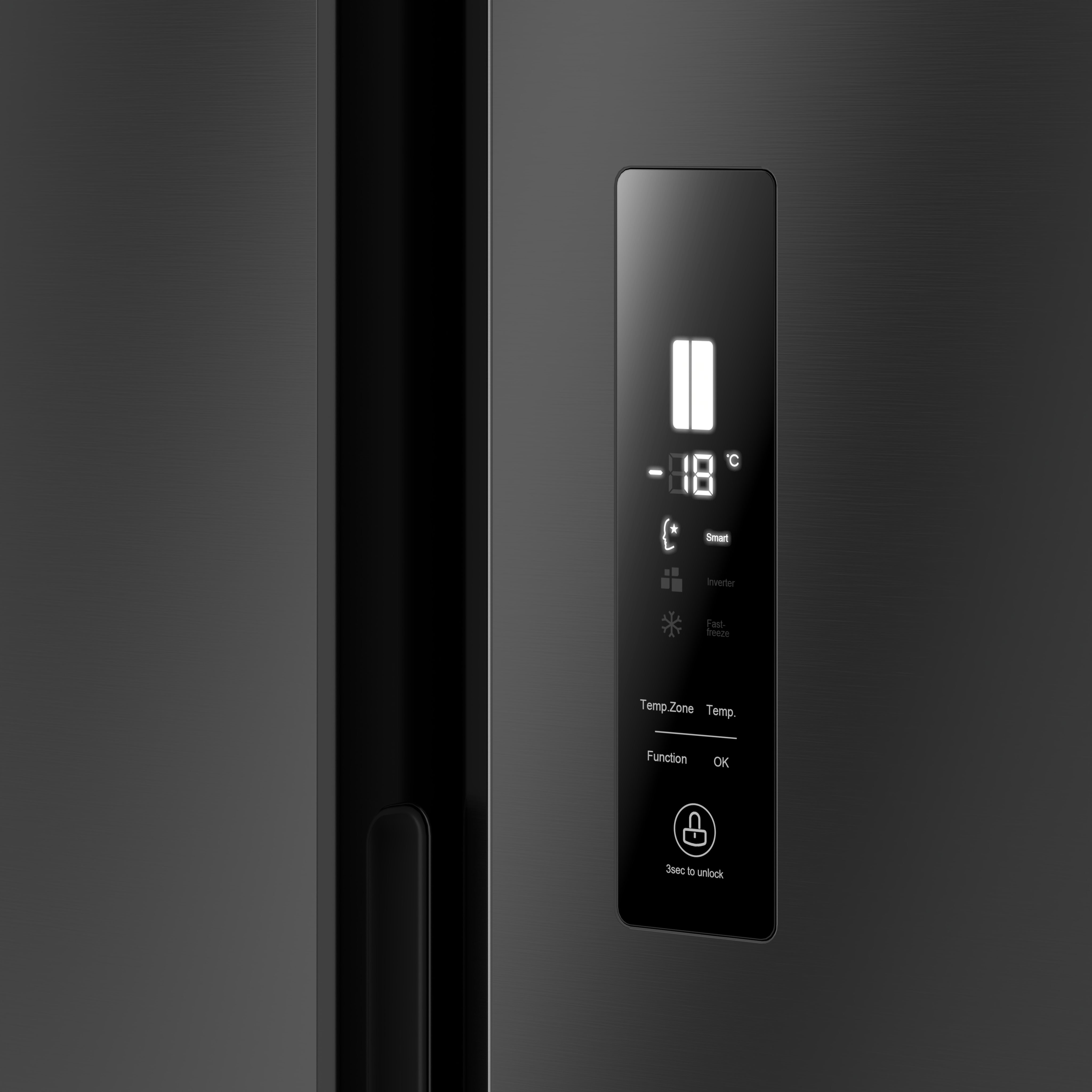 Amerikai hűtőszekrény SIGURO MD-D234Y Essentials