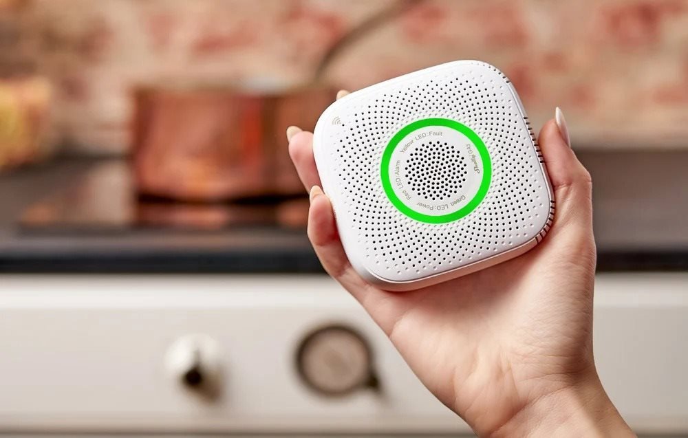 Shelly Gas – CNG földgázérzékelő, LED villogással és hangriasztással, WiFi kapcsolattal