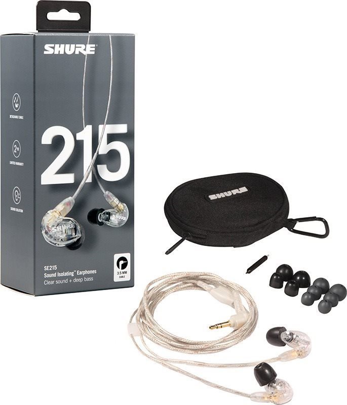 Shure SE215-CL-EFS fejhallgató