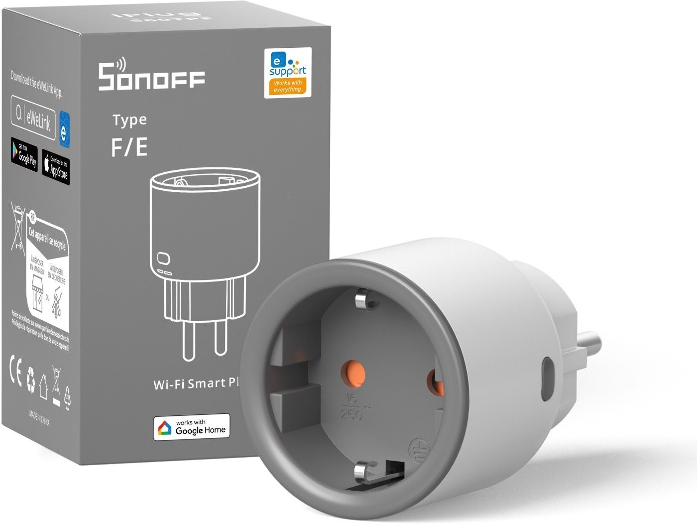 SONOFF iPlug Wi-Fi Smart Plug (S60 Series) okos konnektor