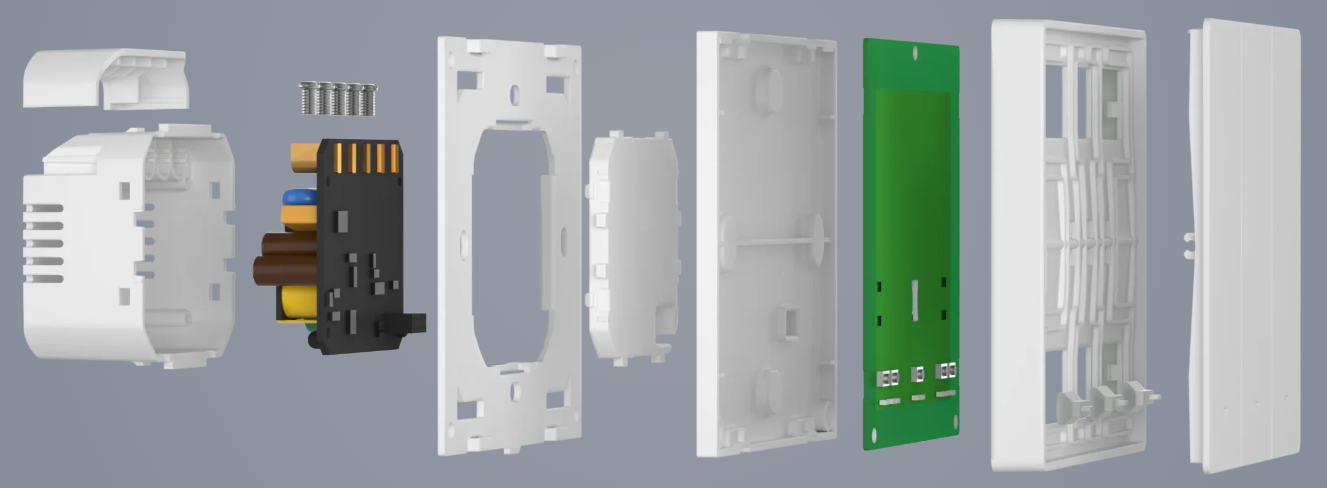 SONOFF SwitchMan Smart Wall Switch-M5 Matter (White), 1 gang kapcsoló