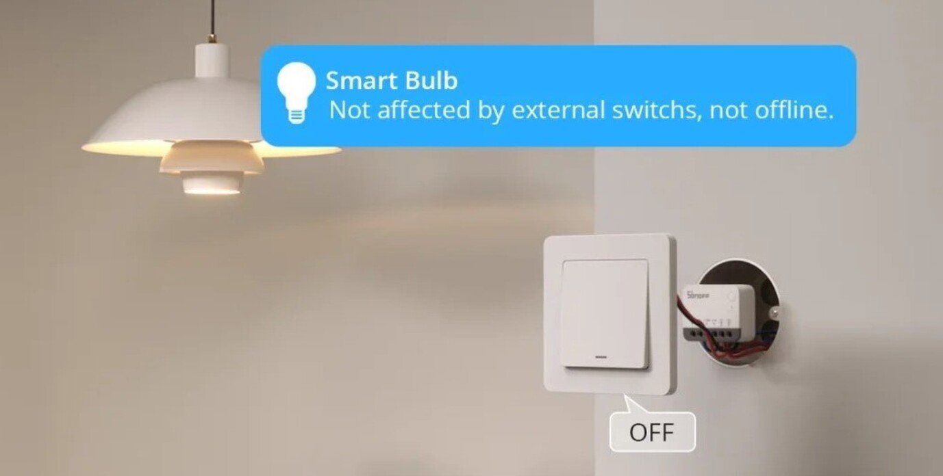 SONOFF ZBMINI Extreme Zigbee Smart Switch ZBMINIR2 (Neutral Wire Required) kapcsoló