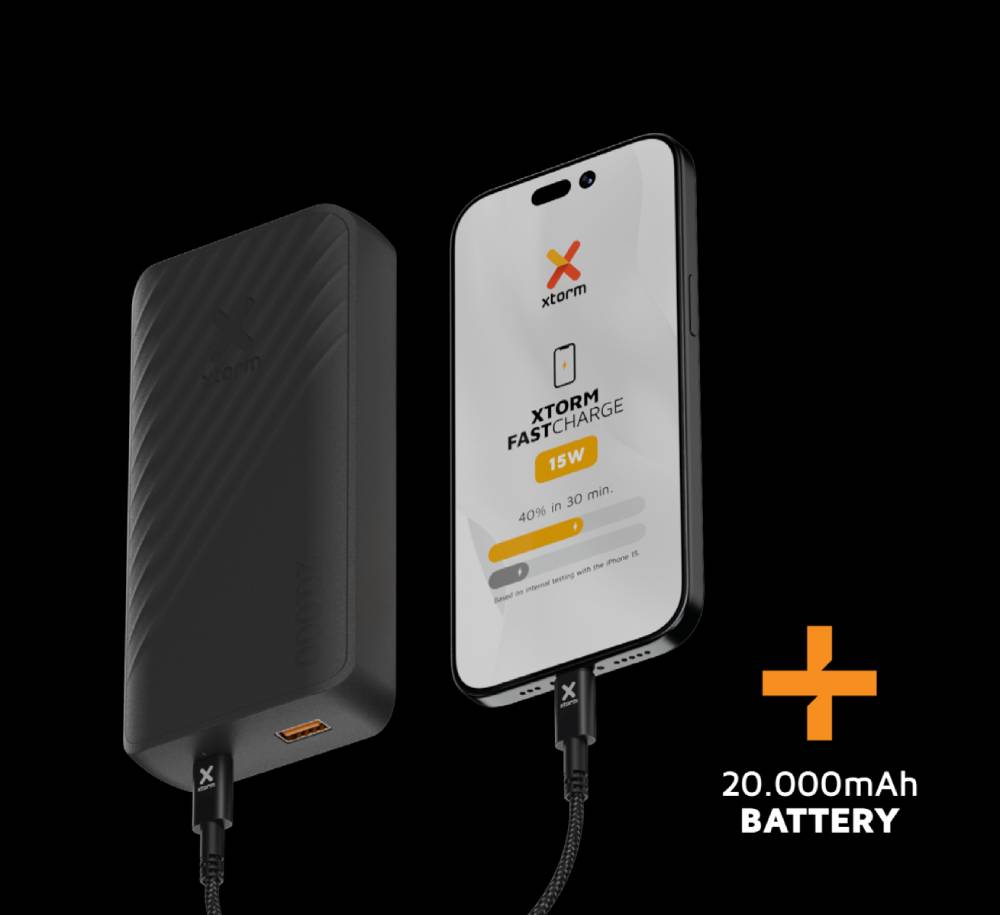 Xtorm 15W Go2 20 000 mAh kompakt powerbank