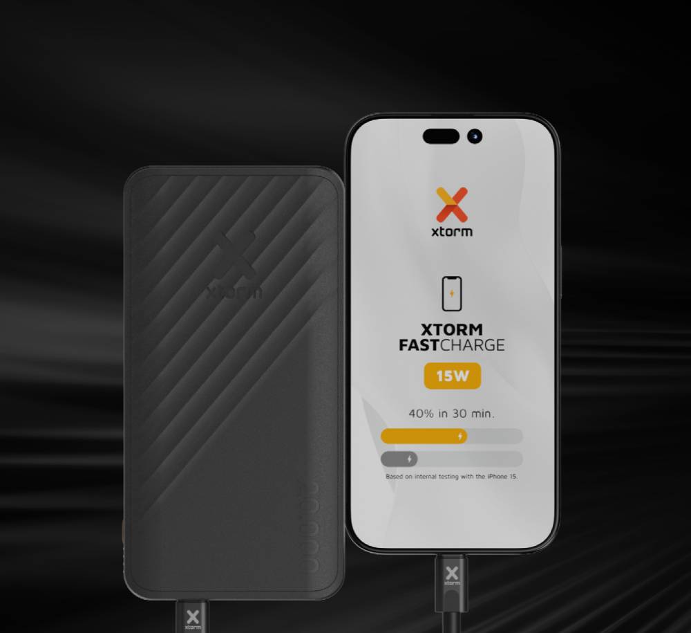 Xtorm 15W Go2 20 000 mAh kompakt powerbank