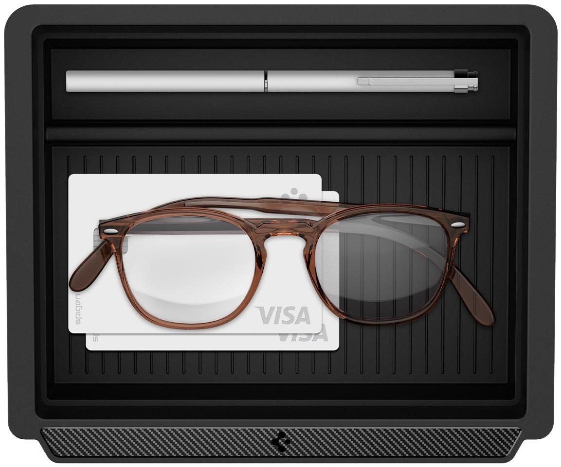 Spigen Tesla Sliding Console Organizer (Bottom) Black Tesla Model 3 (2024) rendszerező