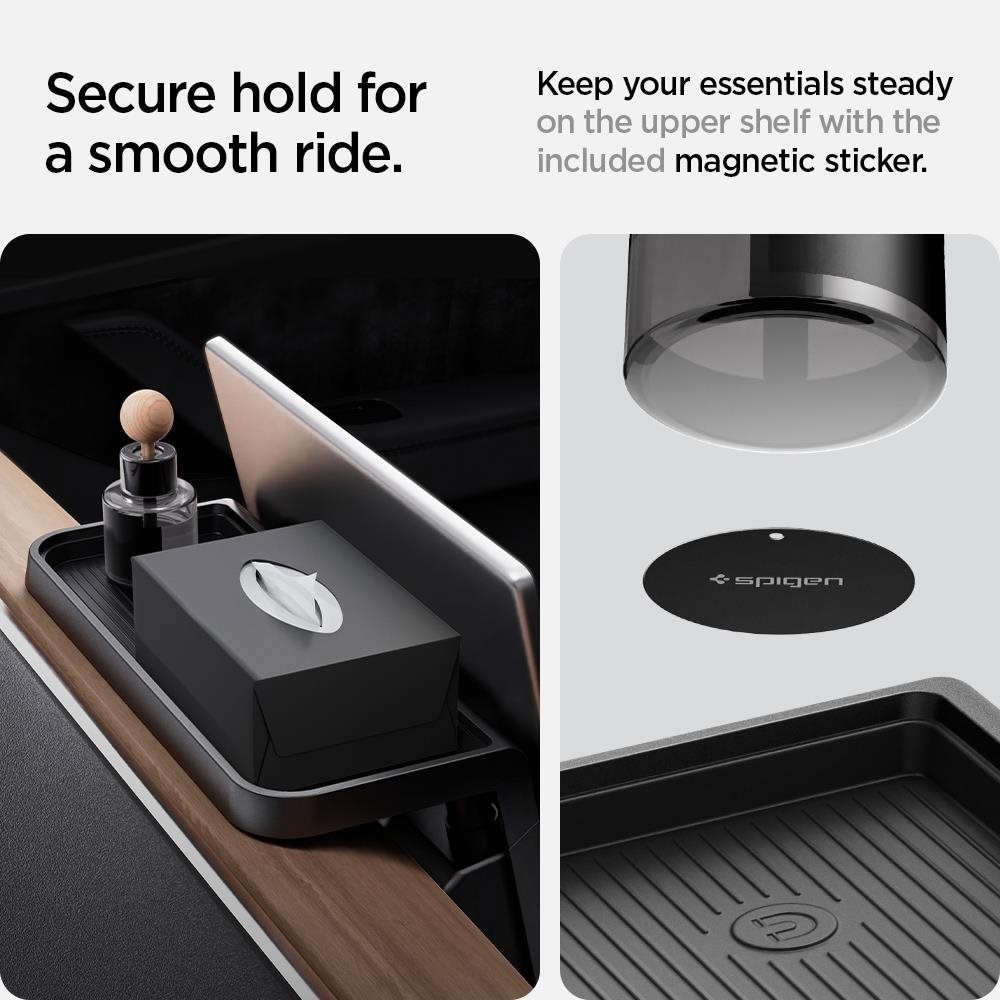 Spigen Tesla Under Screen Storage Organizer Black Tesla Model Y/3 rendszerező