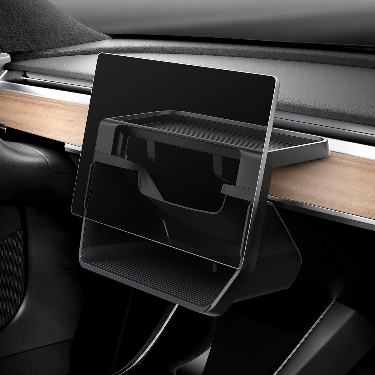 Spigen Tesla Under Screen Storage Organizer Black Tesla Model Y/3 rendszerező