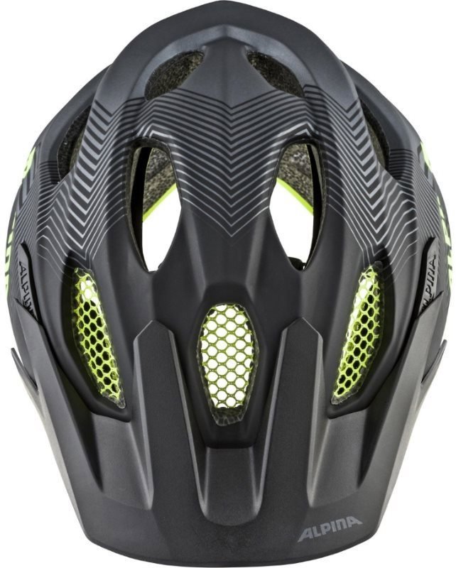 Alpina Carapax Jr. Fekete - Neon - Sárga Matt 51 - 56 cm