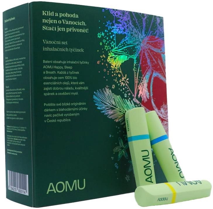 AOMU Karácsonyi csomag - Happy, Sleep és Breath inhaláló stift