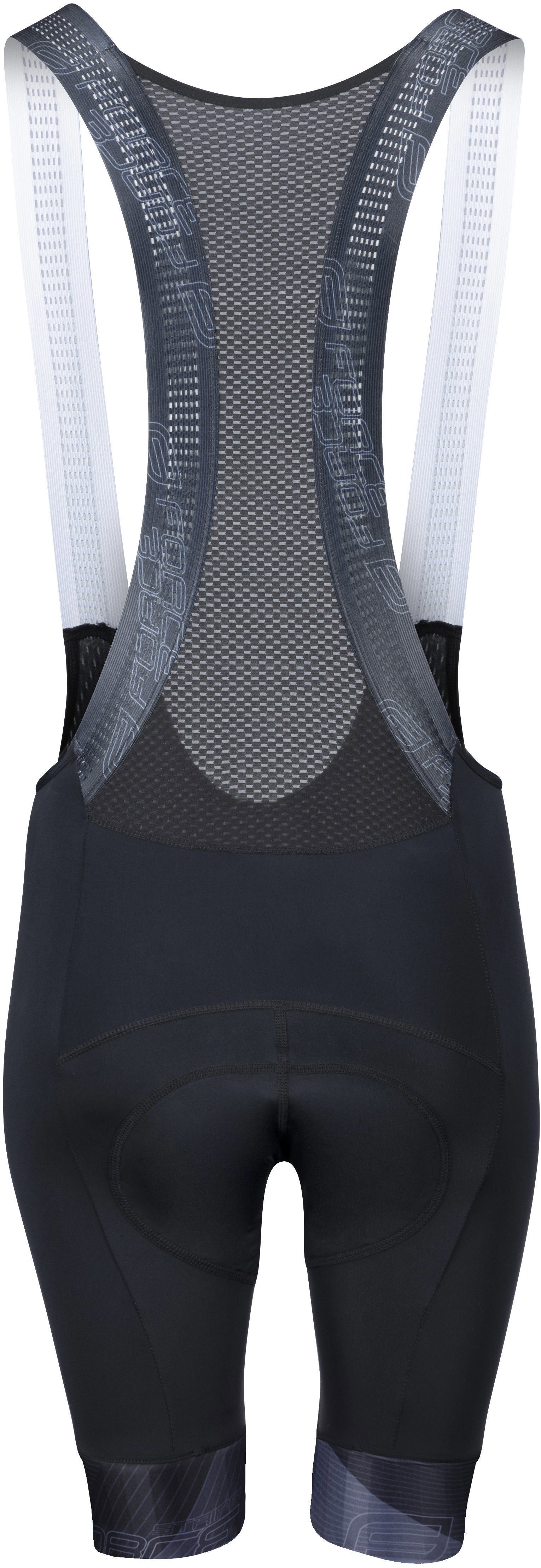 Force Stripe Lady kantáros rövidnadrág ülőbetéttel, fekete és szürke, XL