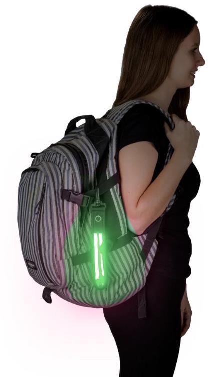 Fényvisszaverő elemCAPPA LED függő, zöld