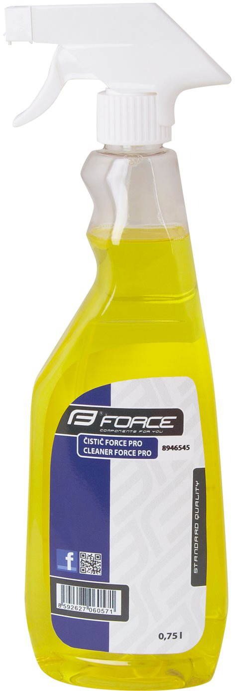 Force kerékpártisztító spray 750 ml - sárga Extra