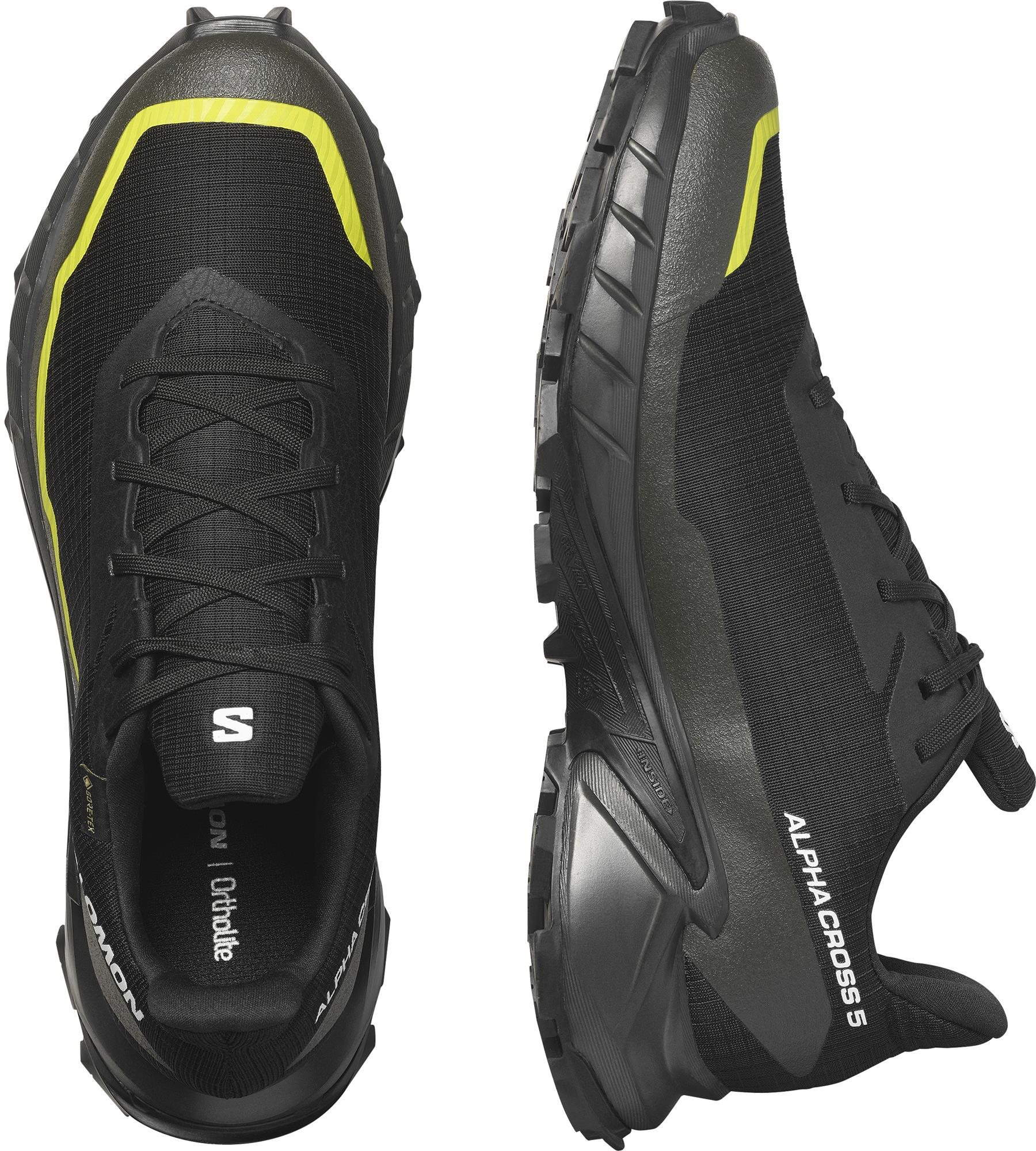 Salomon Alphacross 5 GTX Black/Peat/Sulphur Spring