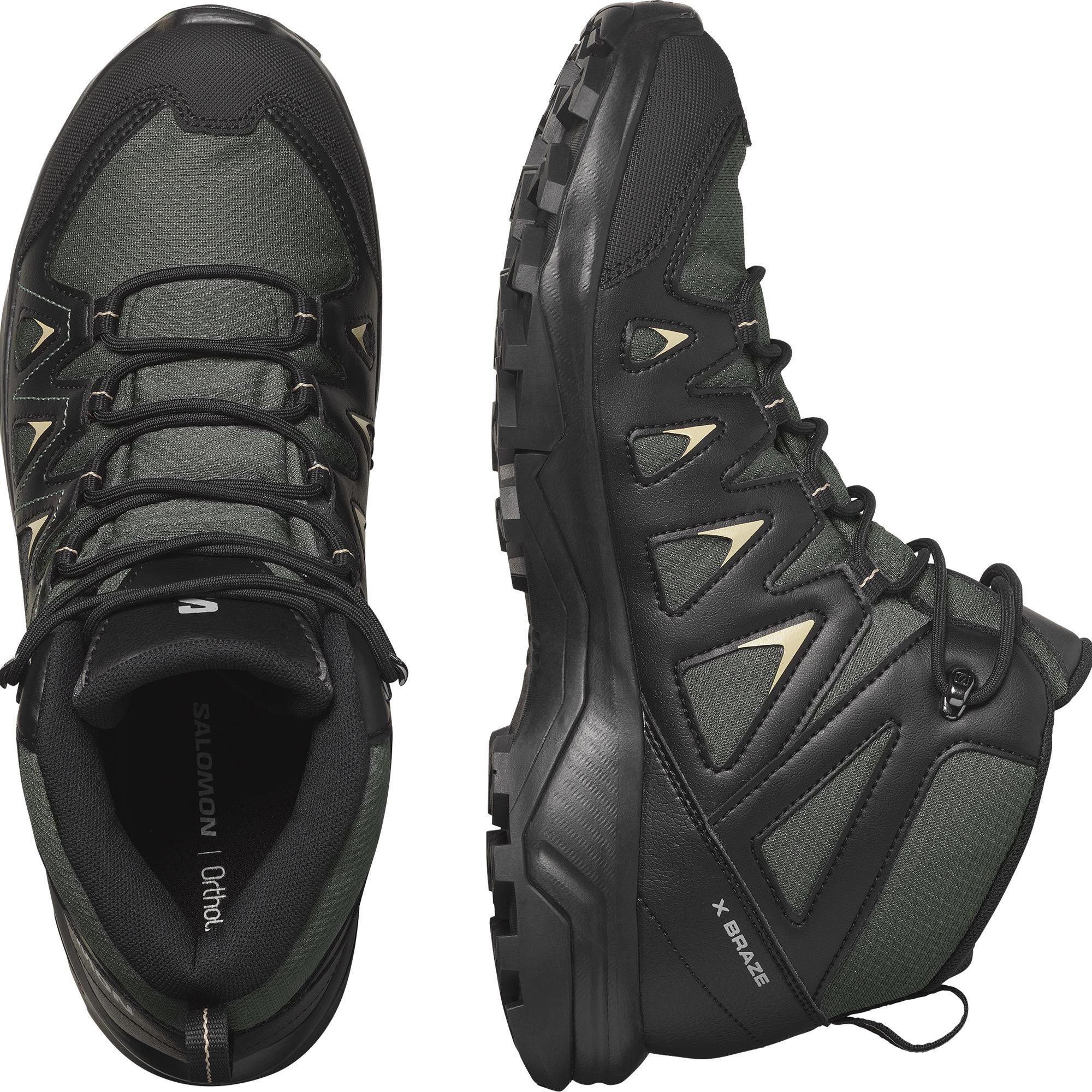 SALOMON X Braze Mid GTX, Urban Chic/Black/Slate Green