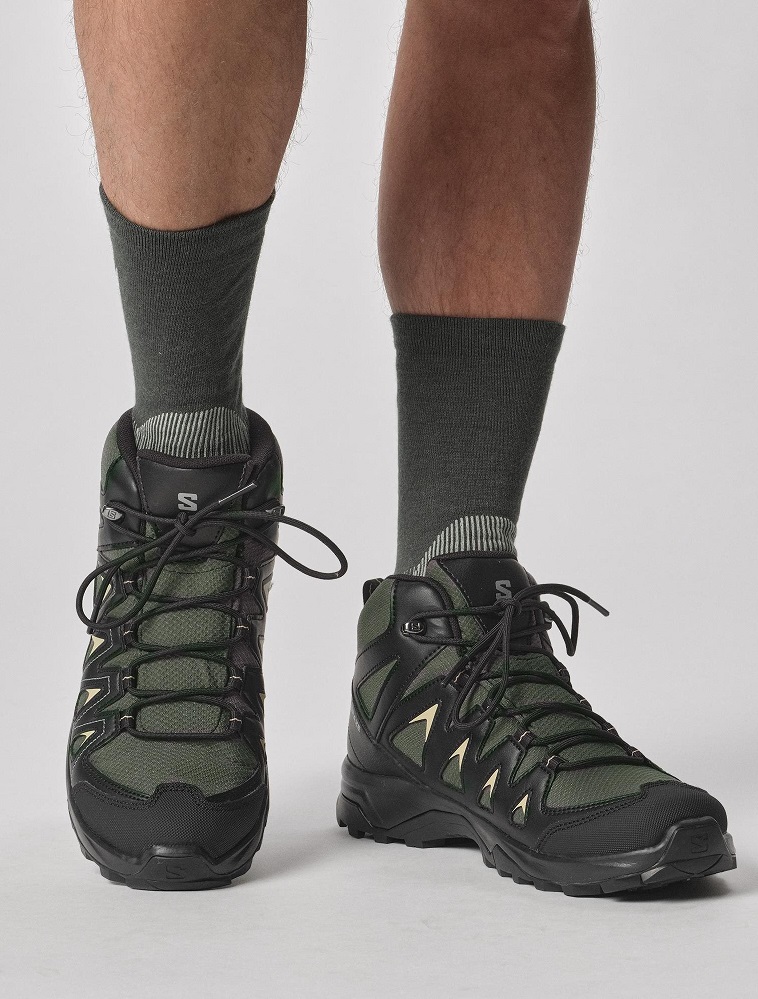 SALOMON X Braze Mid GTX, Urban Chic/Black/Slate Green