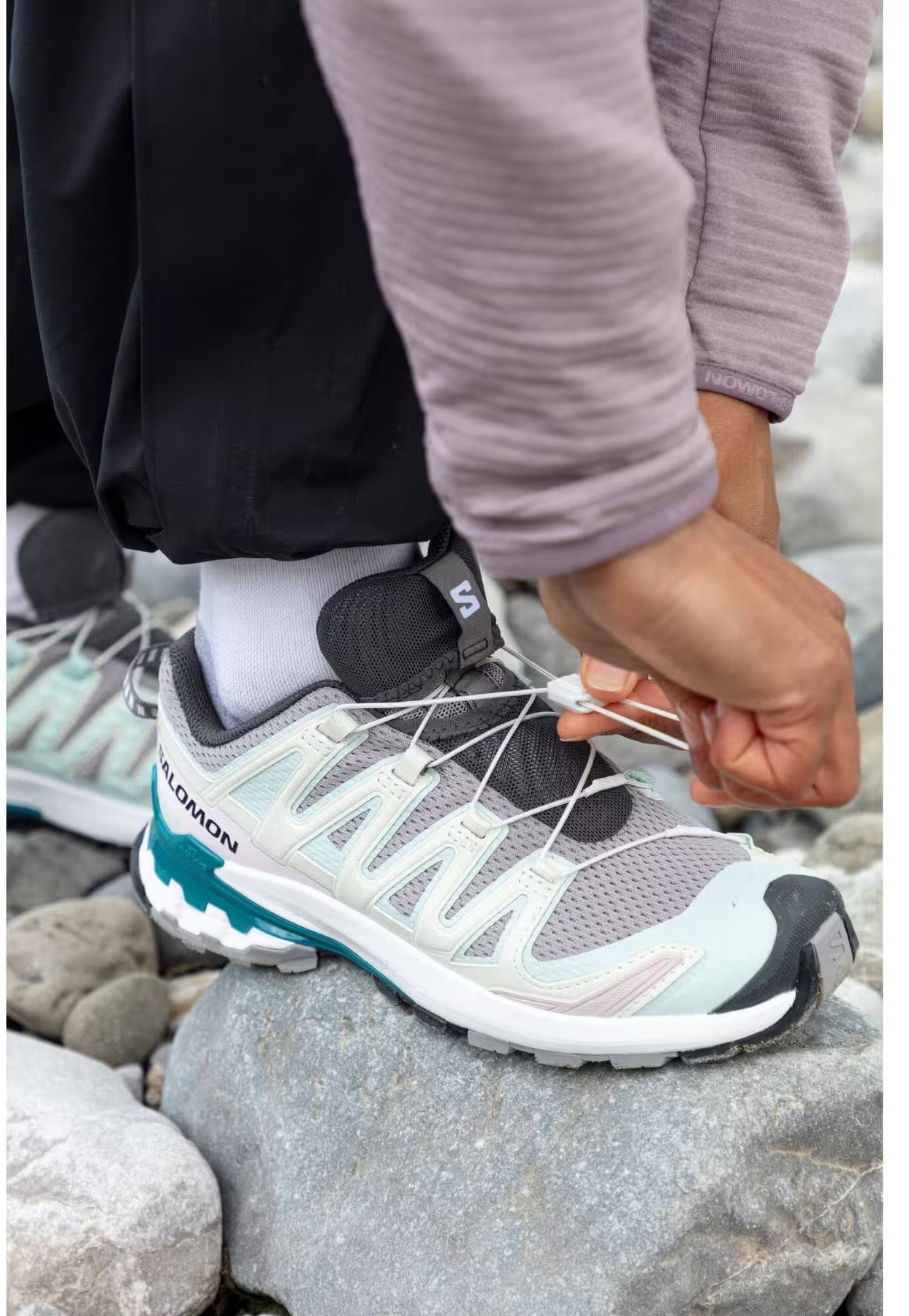 Salomon XA Pro 3D V9 W Sirály/Fehér/Bleaaq