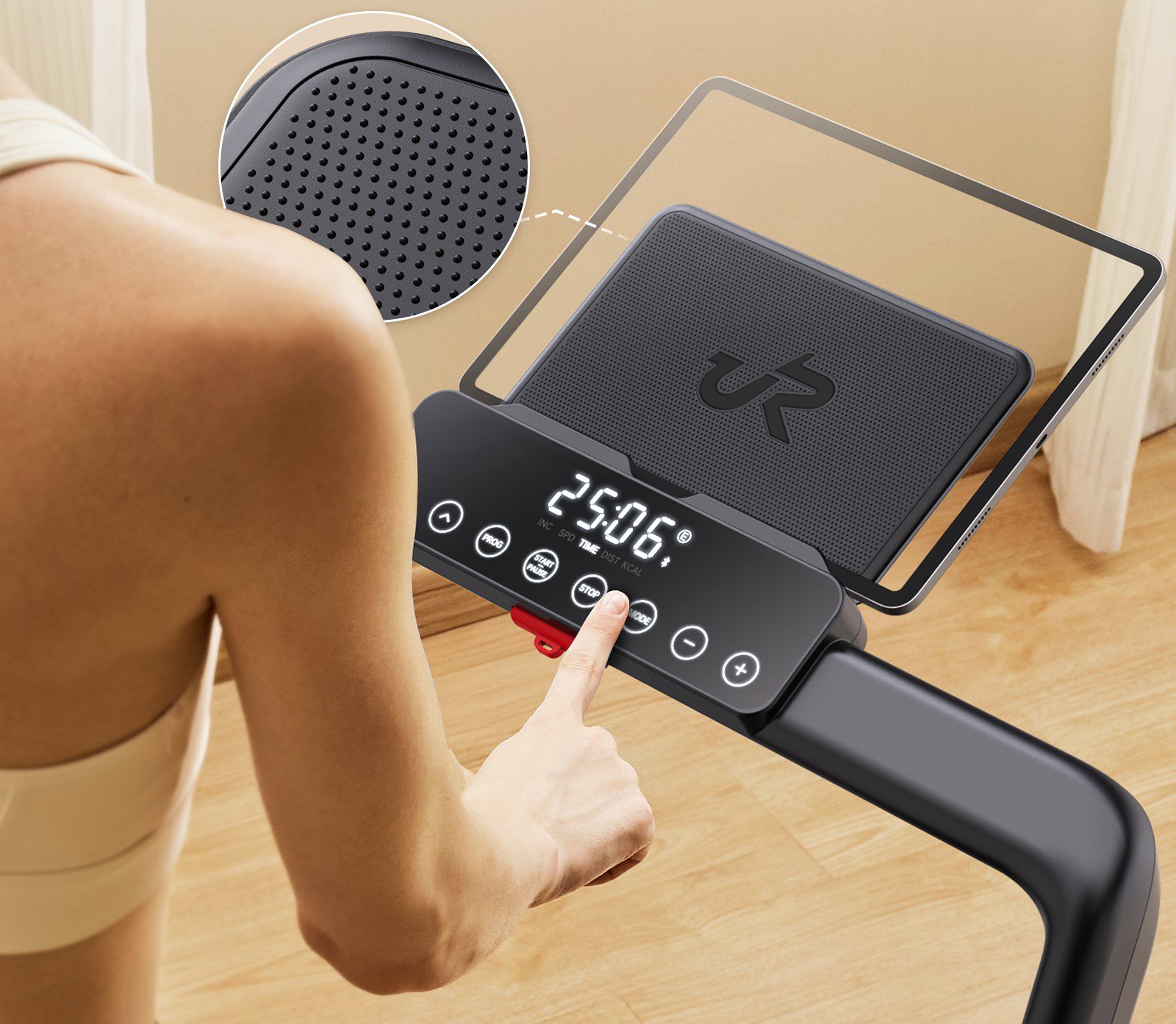 Urevo Strol 2S PRO Smart auto-inclined 2in1 futópad
