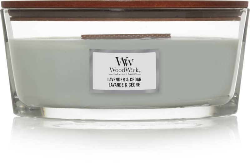 Gyertya WOODWICK levendula és cédrus 453 g
