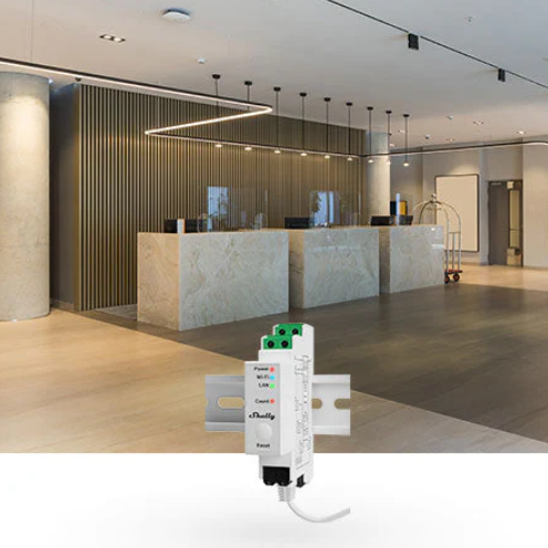 Shelly Pro 3EM fogyasztásmérő, fogyasztásmérő 3 db 120A-es csatlakozóval, WiFi, LAN, BT