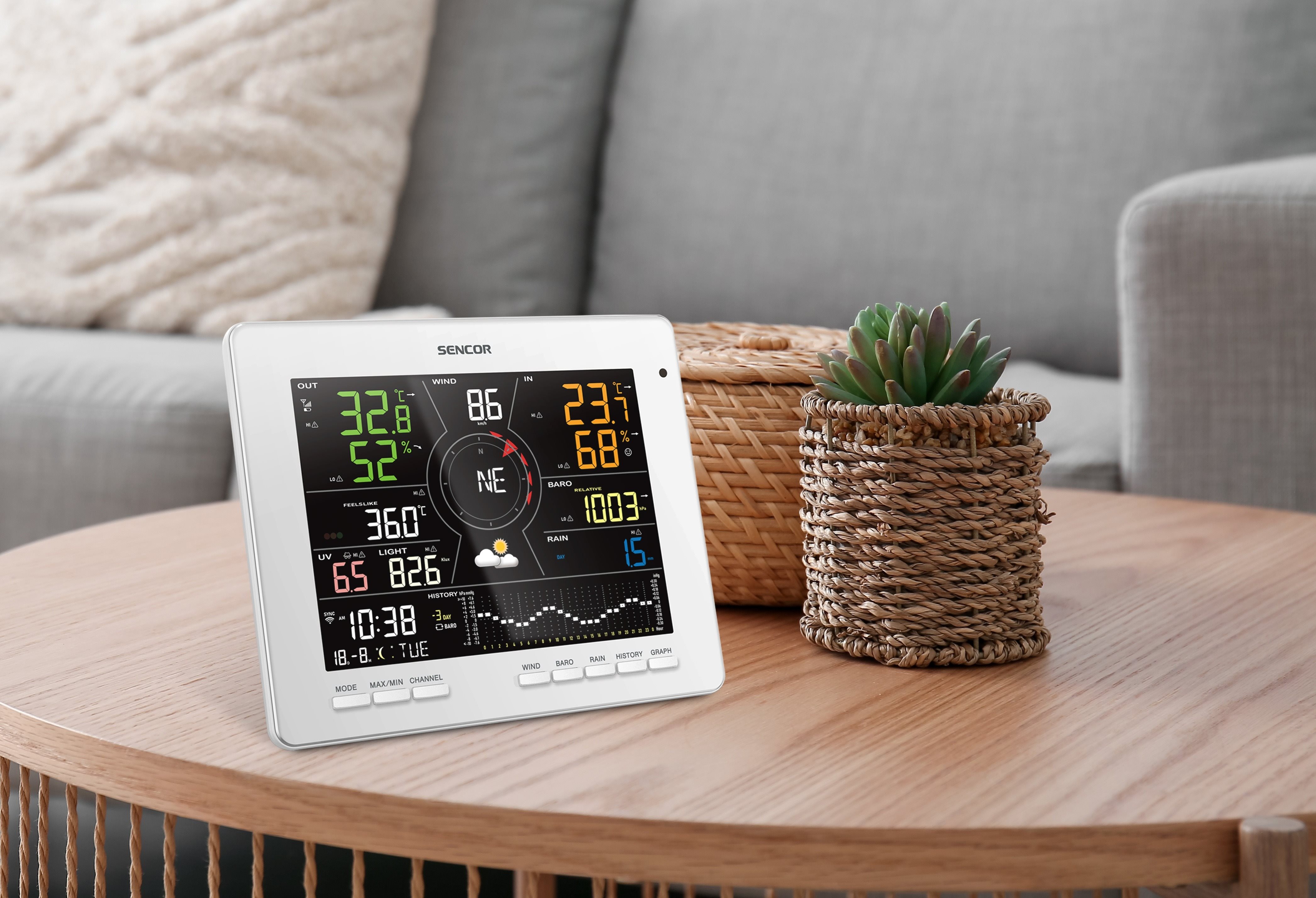 SENCOR SWS 16600 WiFi SH időjárás-állomás