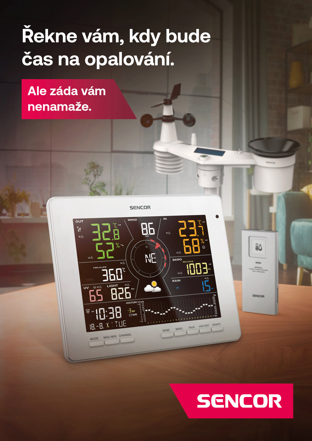 SENCOR SWS 16600 WiFi SH időjárás-állomás