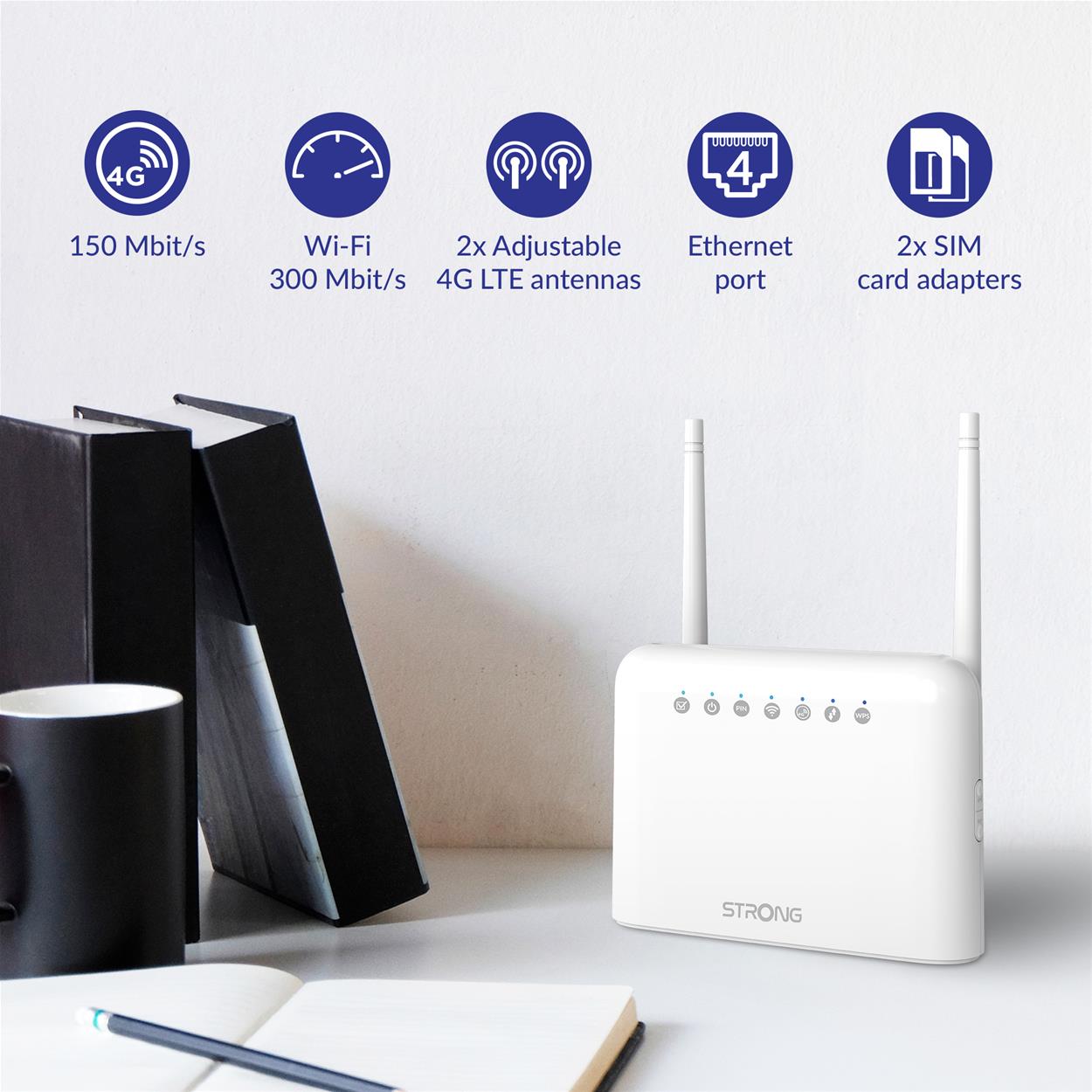 STRONG 4GROUTER350 Wi-Fi router