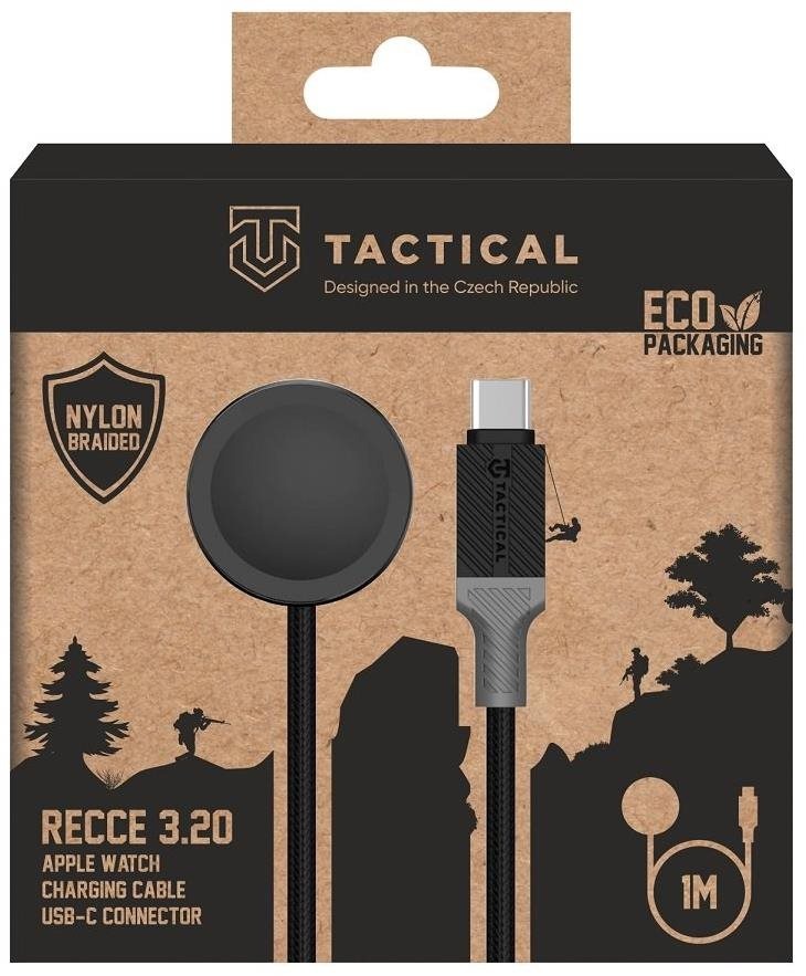Tactical Recce 3:20 Apple Watch Black/Grey okosóra töltőkábel