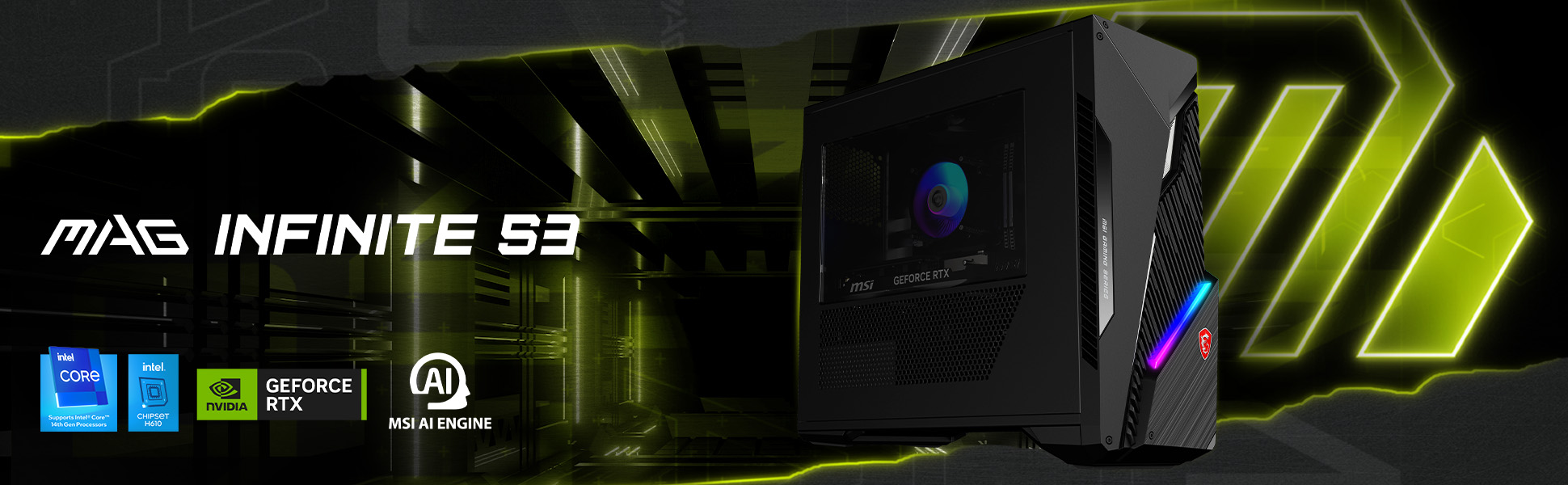 MSI MAG Infinite S3 14 gaming PC
