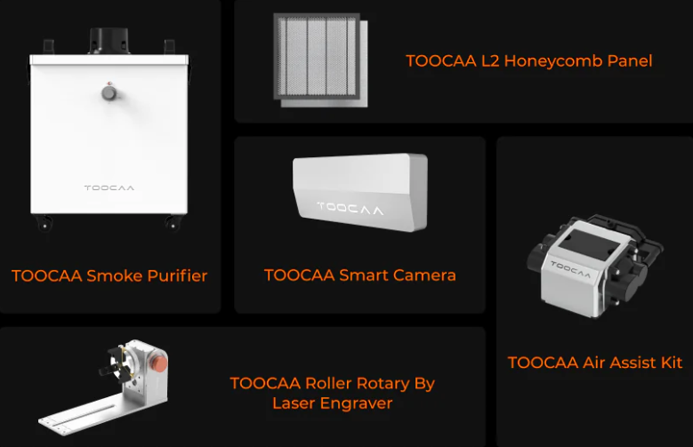 TOOCAA L2 laser engraver and Cutter 40W gravírozó