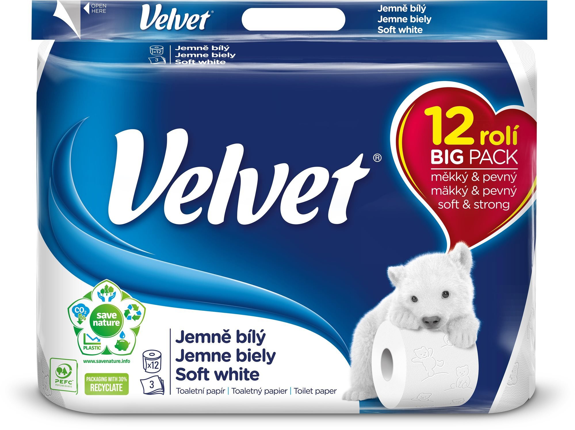 VELVET Soft White (12 db)