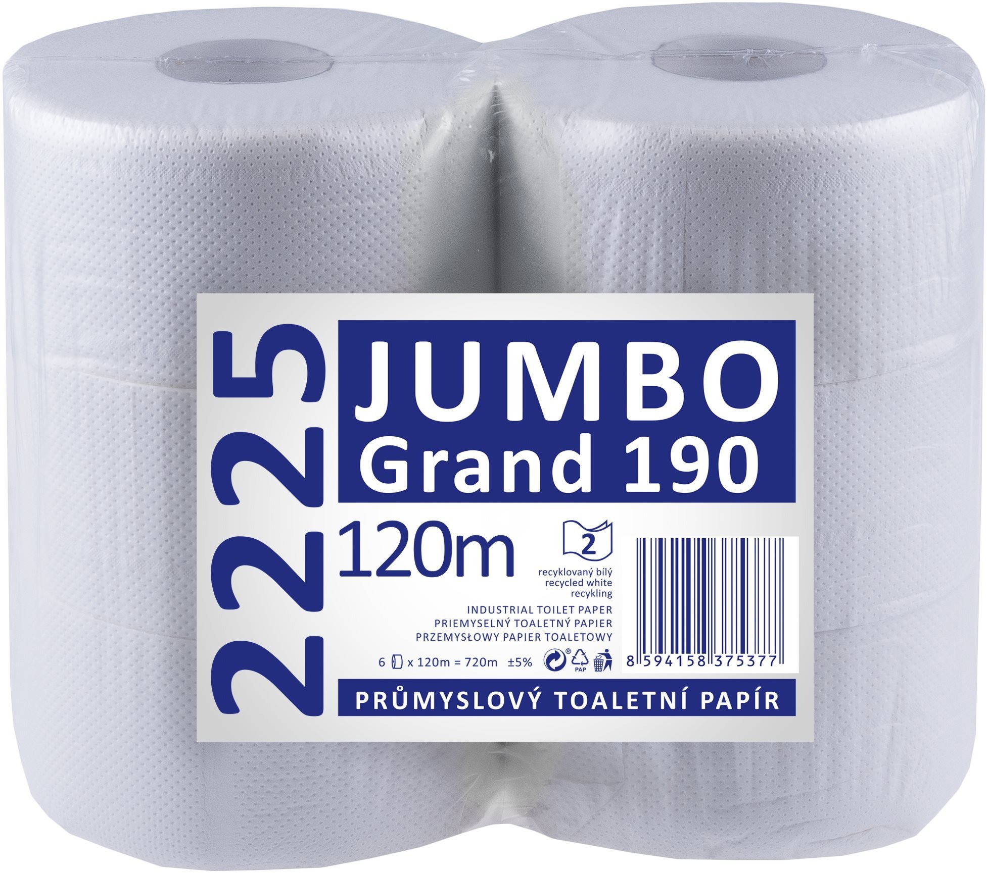 LINTEO JUMBO Grand 190 toalettpapír 6 db