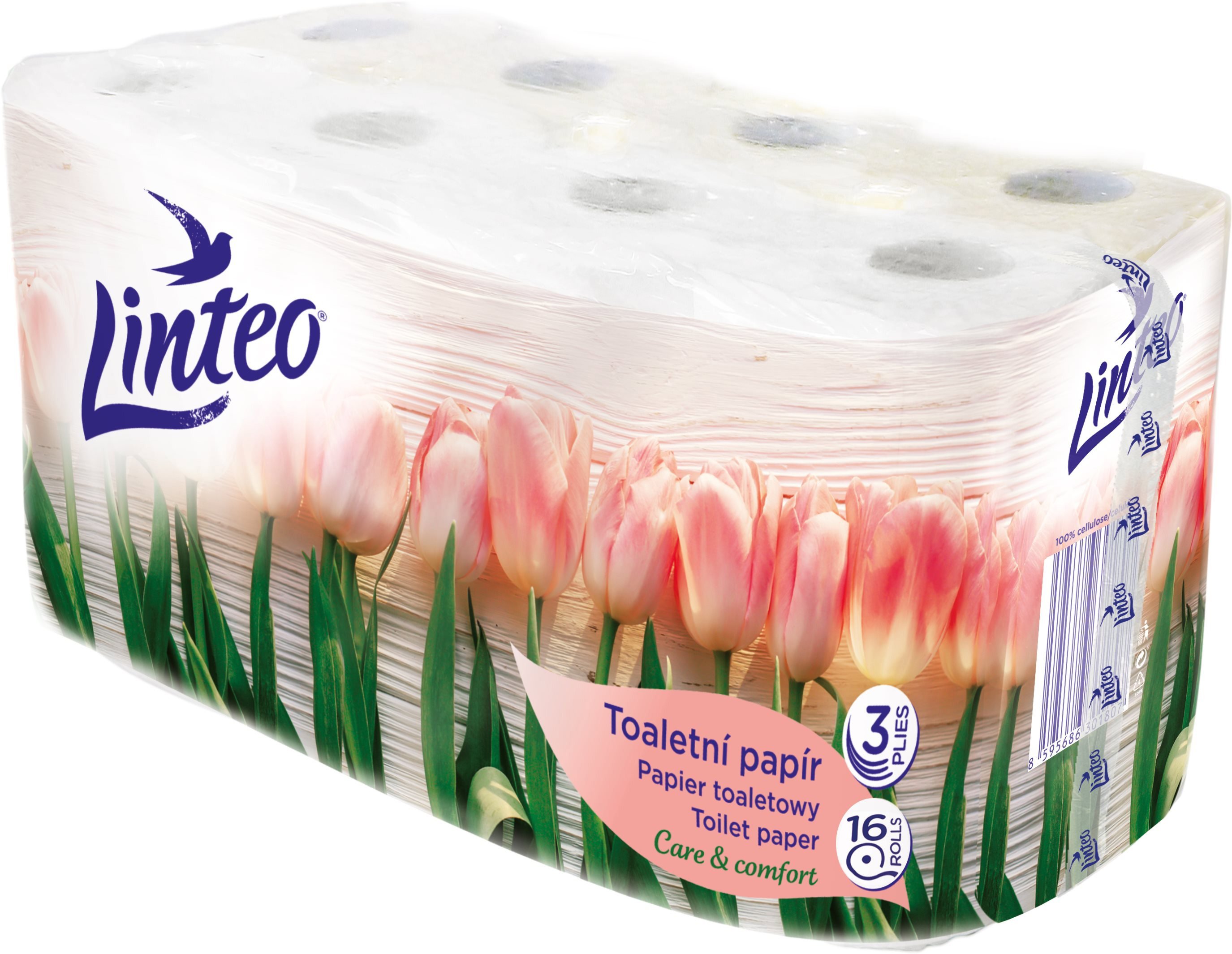 LINTEO Spring toalettpapír (16 db)