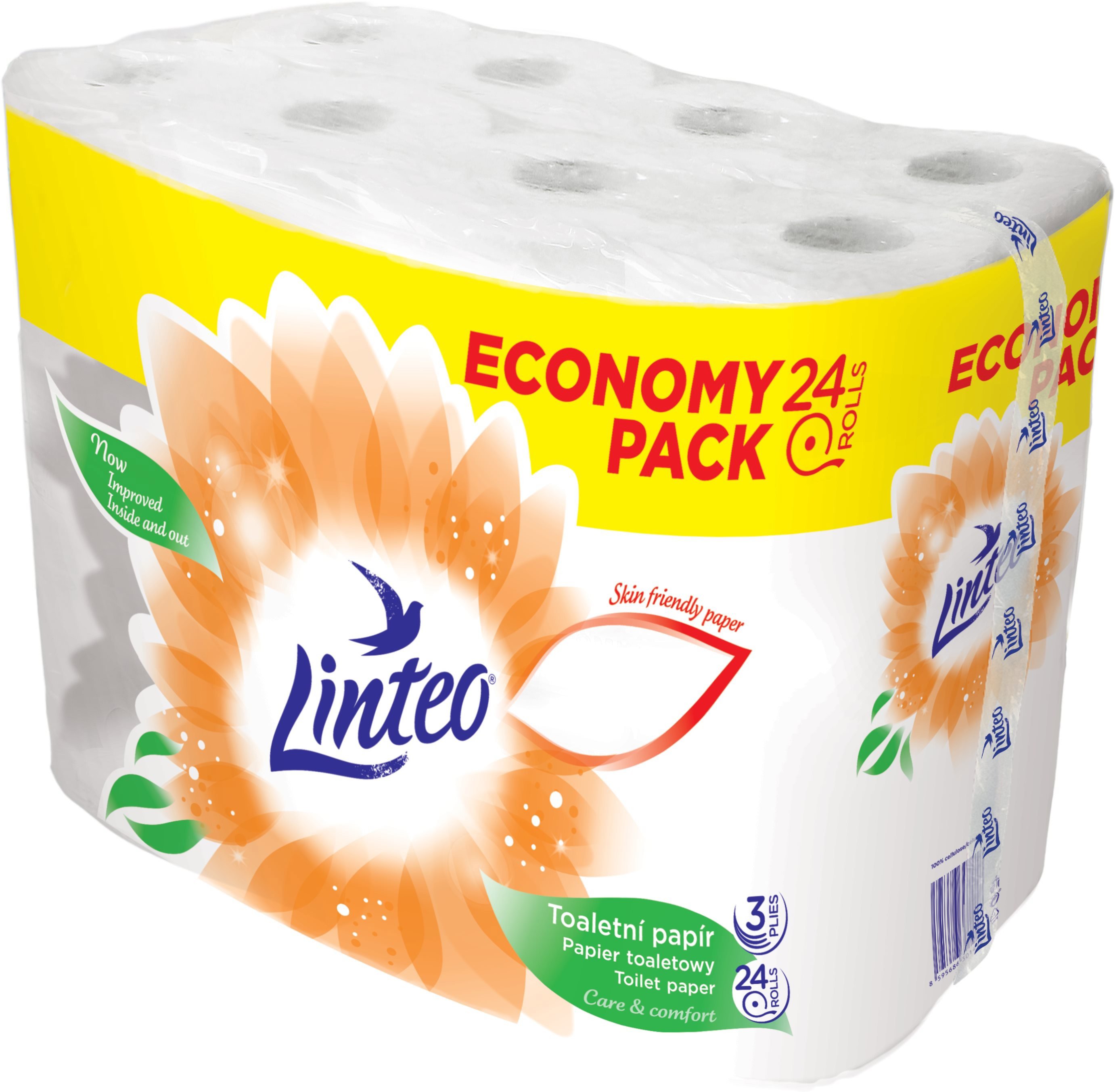 LINTEO Satin fehér toalettpapír (24 db)
