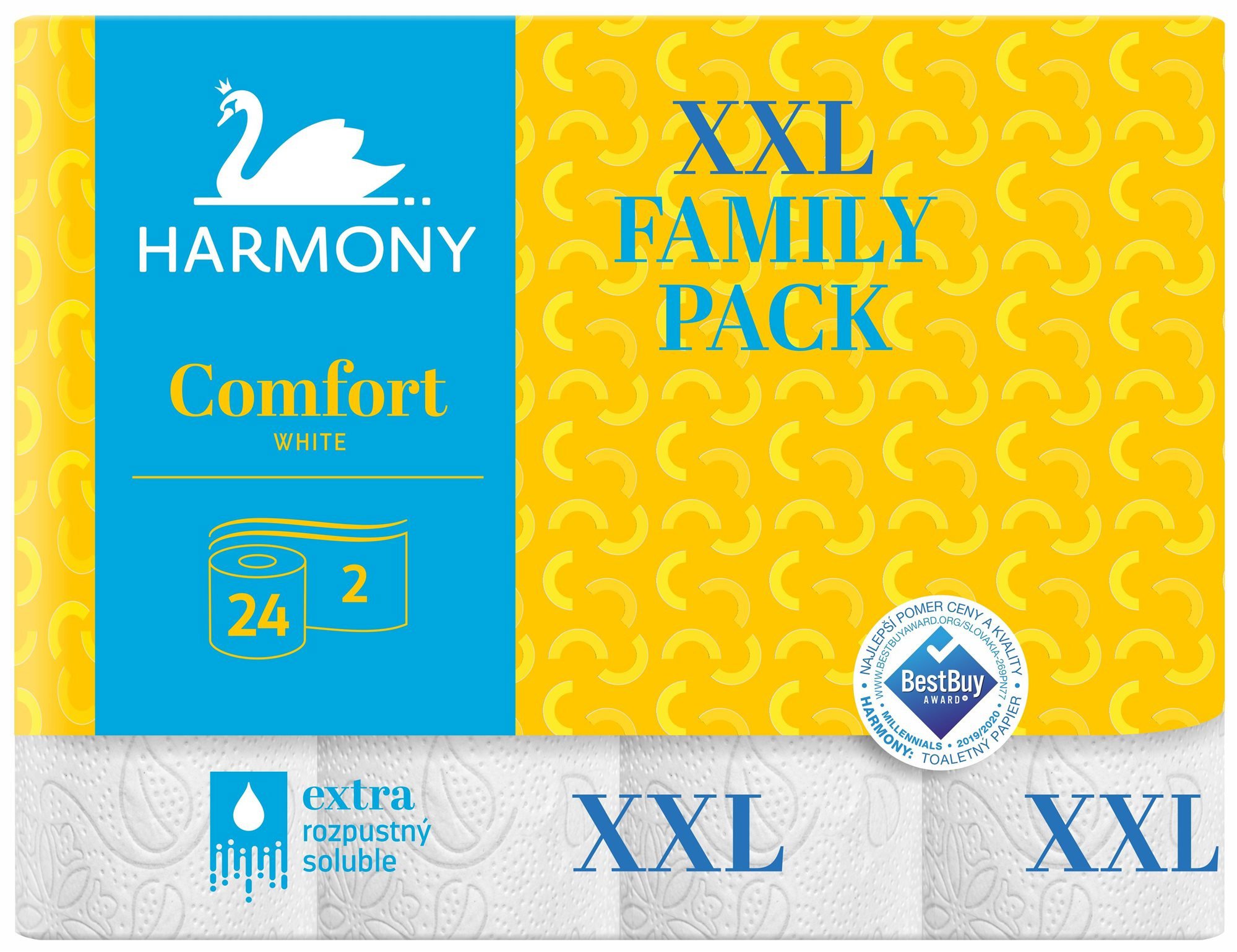 HARMONY COMFORT XXL toalettpapír (24 db)