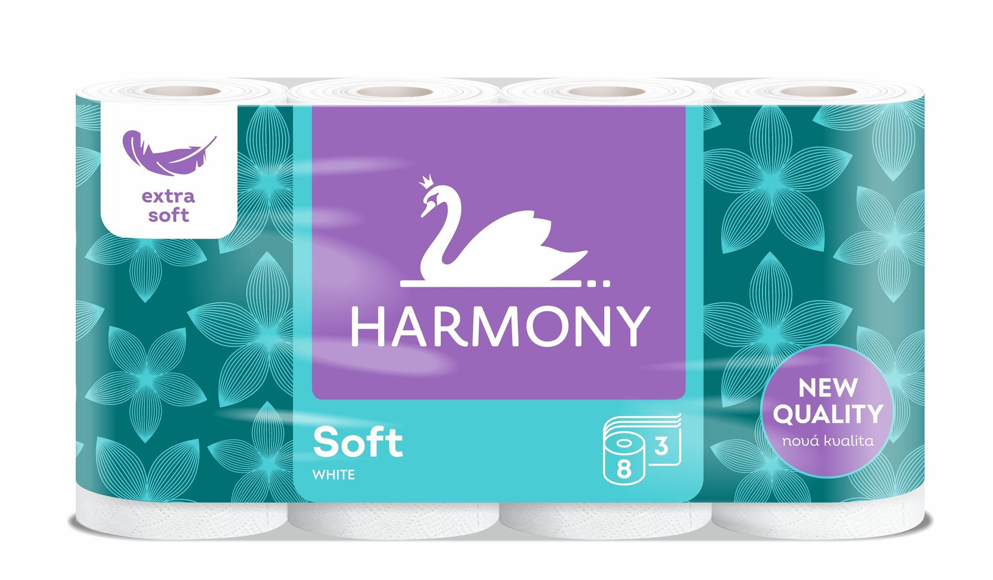 HARMONY SOFT White toalettpapír (8 db)