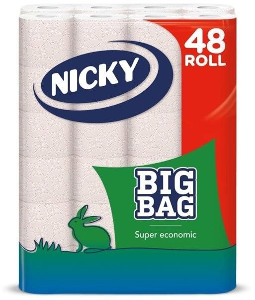 NICKY Big Bag toalettpapír (48 tekercs)