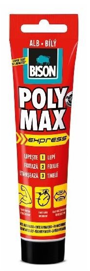 BISON POLY MAX express fehér ragasztó 165 g