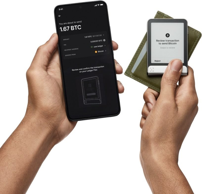 Ledger Flex Crypto Hardver Pénztárca